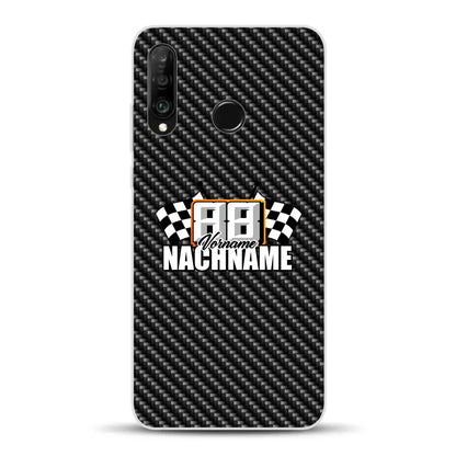 Carbon Style #1 - Individuelle Handyhülle für Huawei