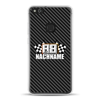 Carbon Style #1 - Individuelle Handyhülle für Huawei