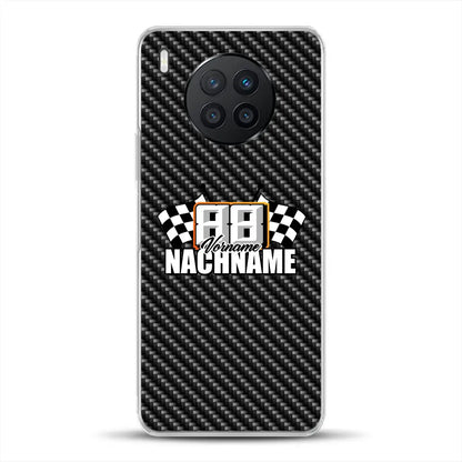 Carbon Style #1 - Individuelle Handyhülle für Huawei