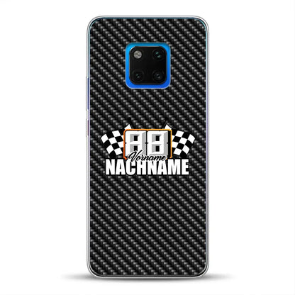 Carbon Style #1 - Individuelle Handyhülle für Huawei