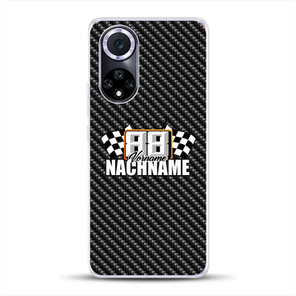 Carbon Style #1 - Individuelle Handyhülle für Huawei