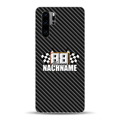 Carbon Style #1 - Individuelle Handyhülle für Huawei