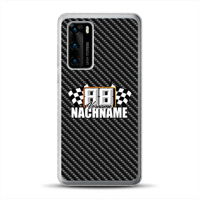 Carbon style #1 - Custom phone case for Huawei