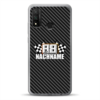 Carbon Style #1 - Individuelle Handyhülle für Huawei