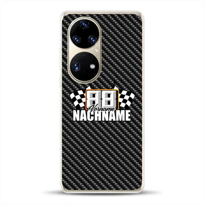 Carbon Style #1 - Individuelle Handyhülle für Huawei