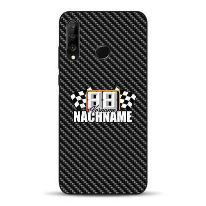 Carbon Style #1 - Individuelle Handyhülle für Huawei