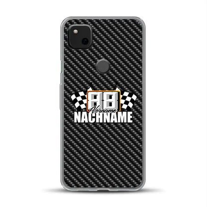 Carbon Style #1 - Custom phone case for Google