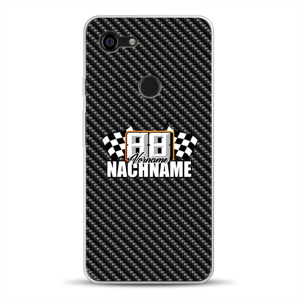 Carbon Style #1 - Custom phone case for Google