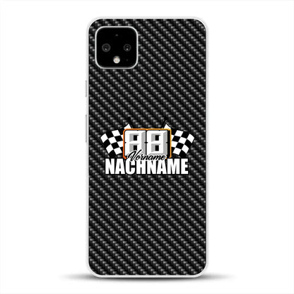 Carbon Style #1 - Custom phone case for Google