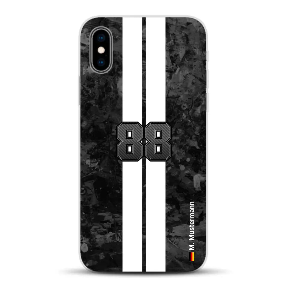 Carbon style #2 - Personnalisé coque pour iPhone