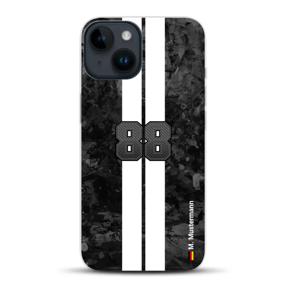 Carbon style #2 - Personnalisé coque pour iPhone