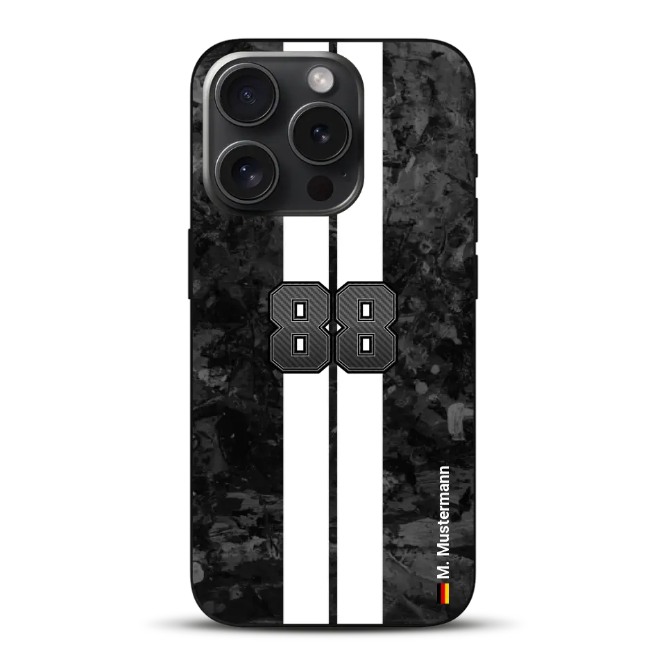 Carbon style #2 - Personnalisé coque pour iPhone