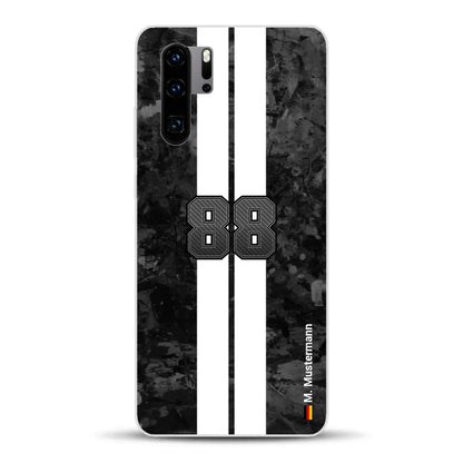 Stile carbonio #2 - Custodia per cellulare personalizzata per Huawei