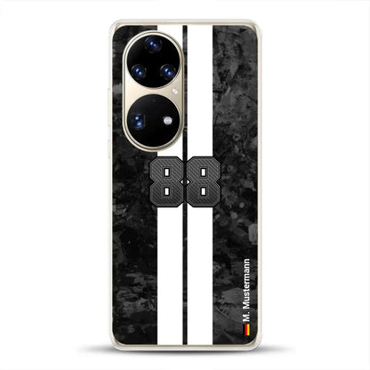 Stile carbonio #2 - Custodia per cellulare personalizzata per Huawei