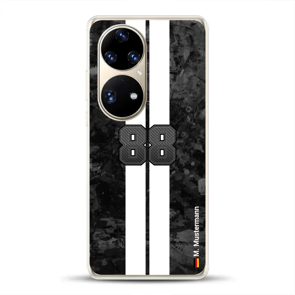 Stile carbonio #2 - Custodia per cellulare personalizzata per Huawei