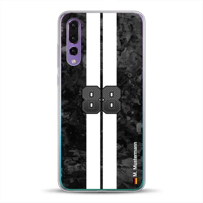 Stile carbonio #2 - Custodia per cellulare personalizzata per Huawei