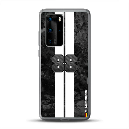 Stile carbonio #2 - Custodia per cellulare personalizzata per Huawei