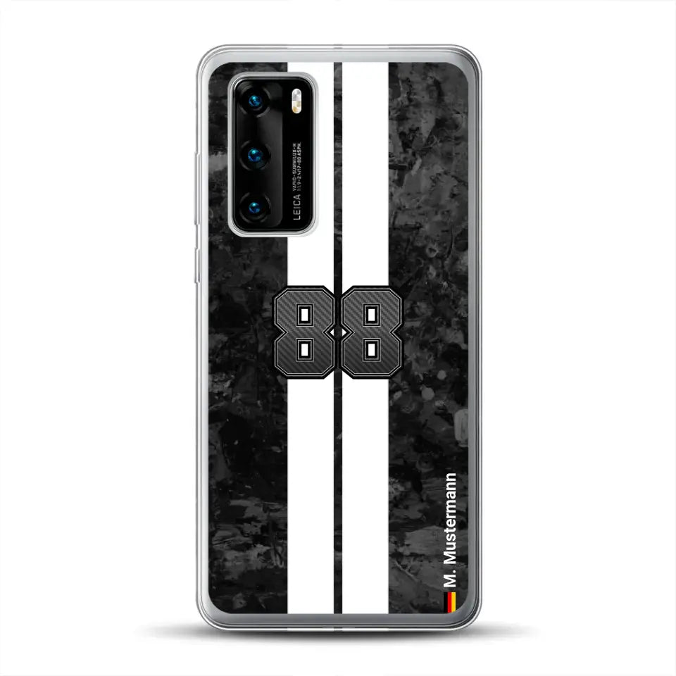 Stile carbonio #2 - Custodia per cellulare personalizzata per Huawei