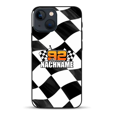 Checkered #1 - Custodia per cellulare personalizzata per iPhone