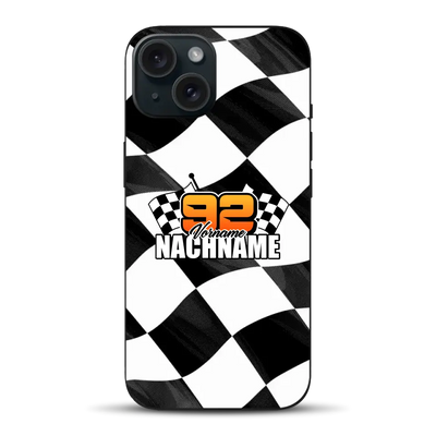Checkered #1 - Custodia per cellulare personalizzata per iPhone