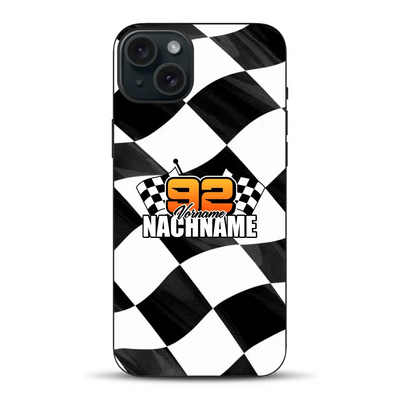 Checkered #1 - Custodia per cellulare personalizzata per iPhone