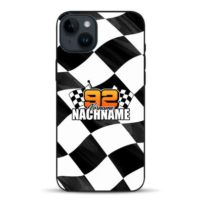 Checkered #1 - Custodia per cellulare personalizzata per iPhone