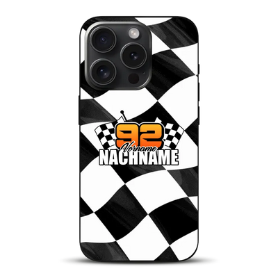 Checkered #1 - Custodia per cellulare personalizzata per iPhone