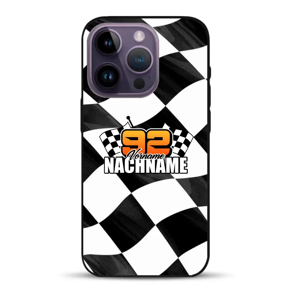 Checkered #1 - Custodia per cellulare personalizzata per iPhone