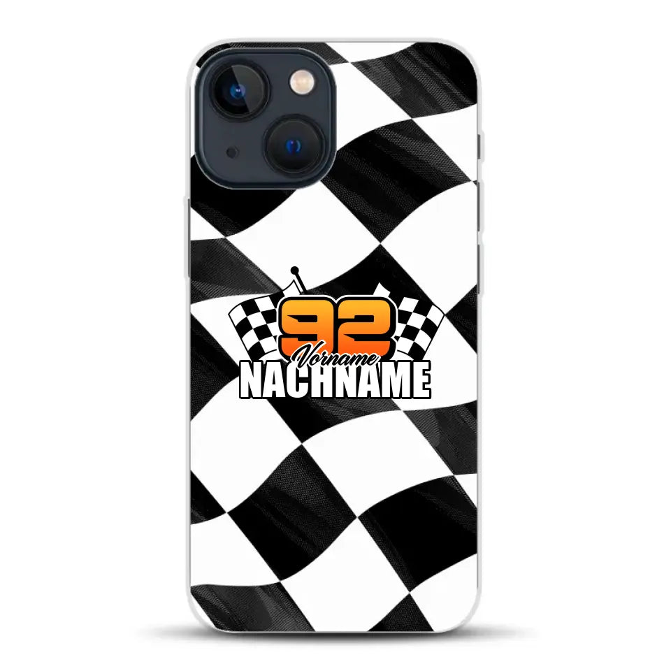 Checkered #1 - Custodia per cellulare personalizzata per iPhone