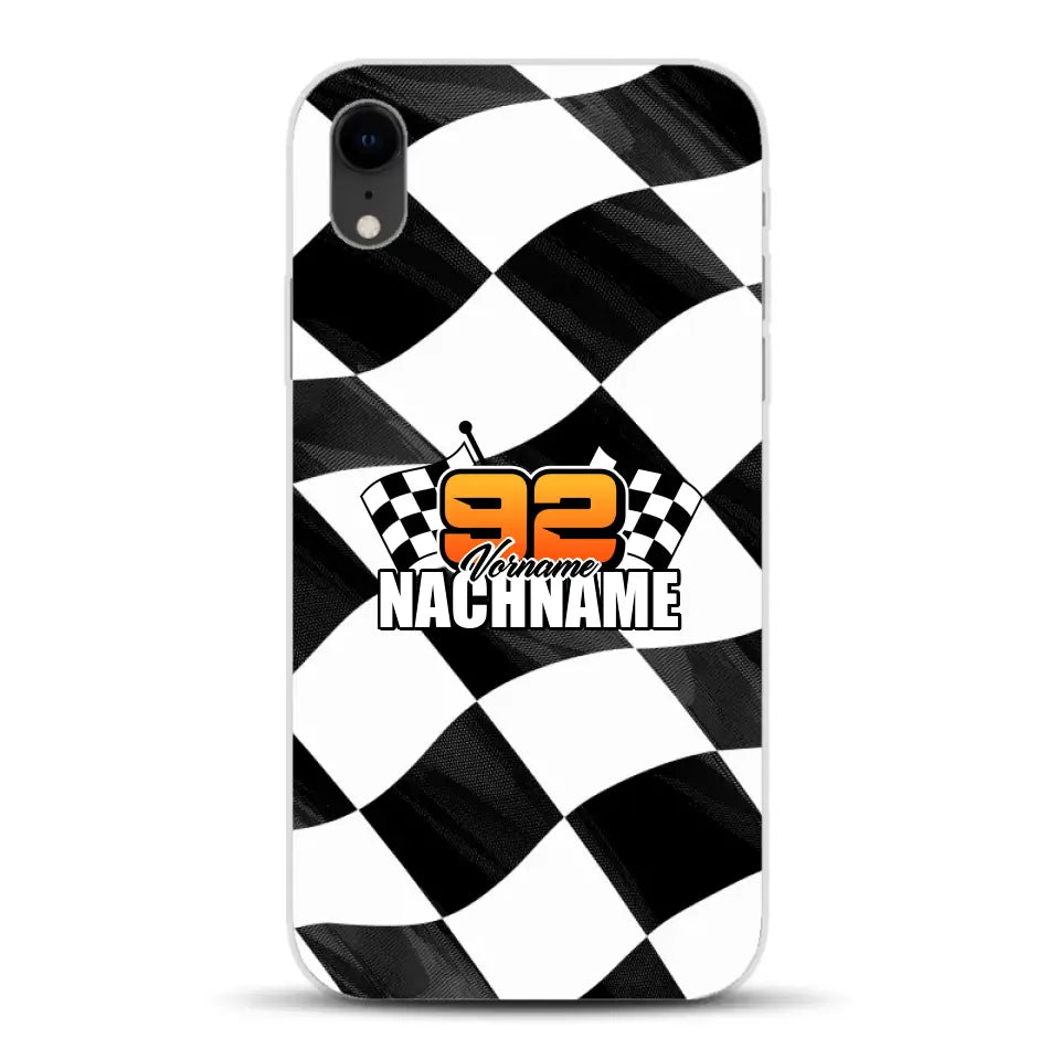 Checkered #1 - Custodia per cellulare personalizzata per iPhone
