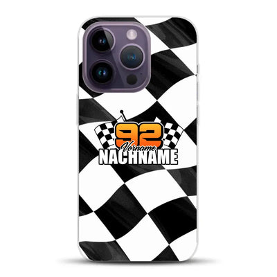 Checkered #1 - Custodia per cellulare personalizzata per iPhone