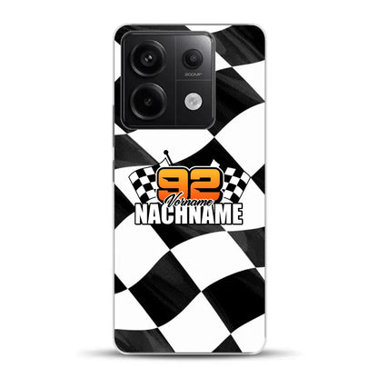 Checkered #1 - Custodia per cellulare personalizzata per Xiaomi
