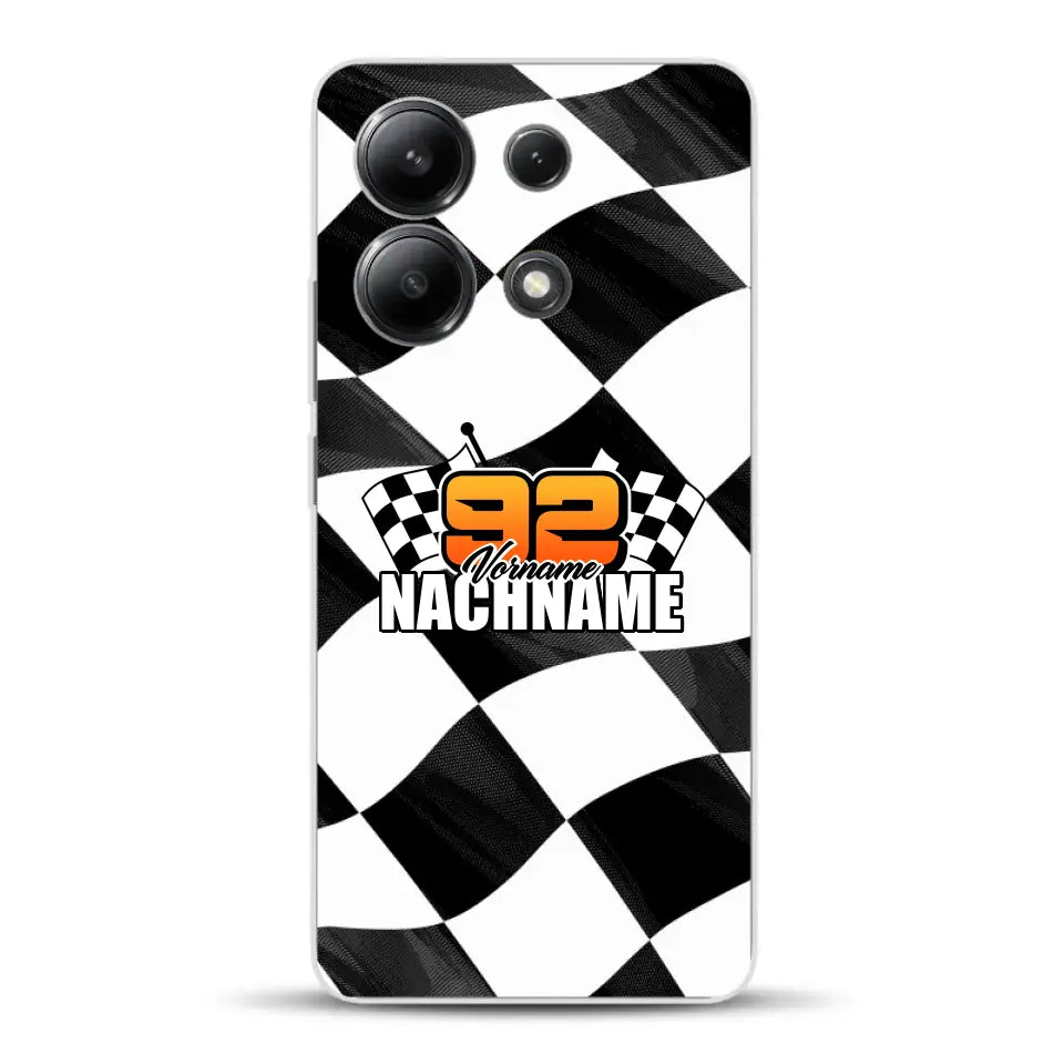 Checkered #1 - Custodia per cellulare personalizzata per Xiaomi