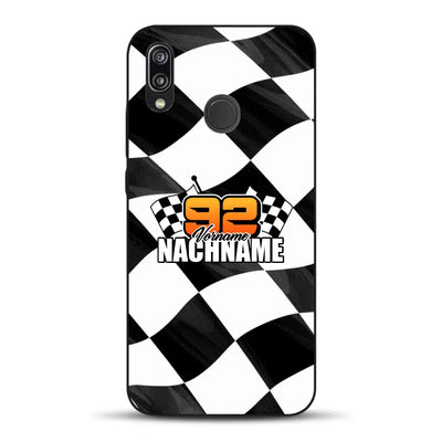 Checkered #1 - Custodia per cellulare personalizzata per Huawei