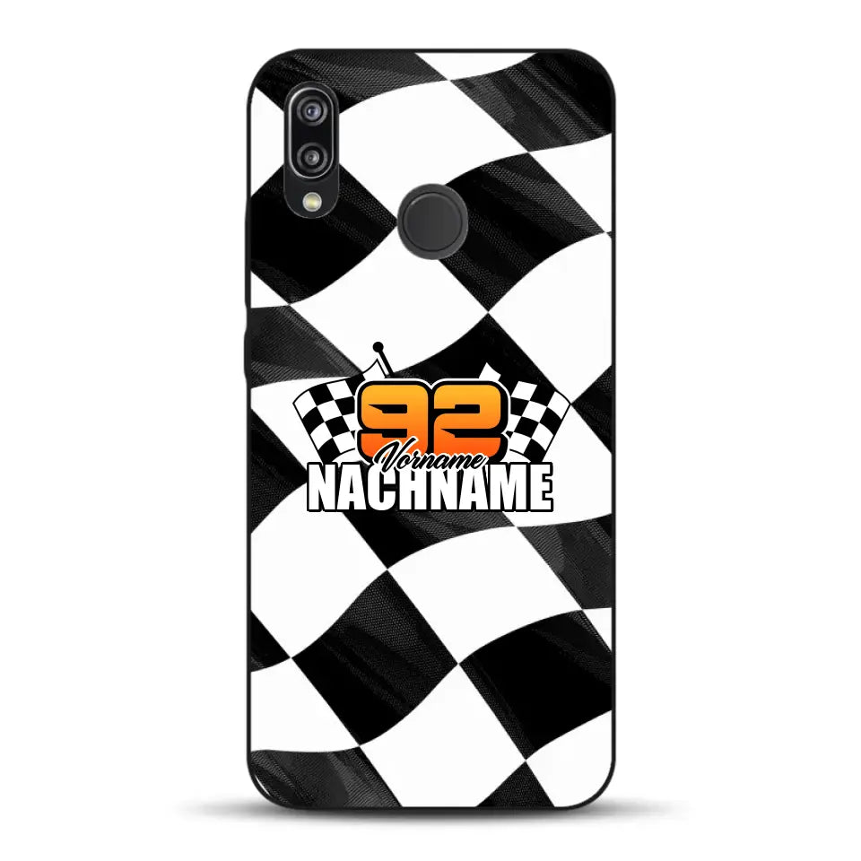 Checkered #1 - Custodia per cellulare personalizzata per Huawei