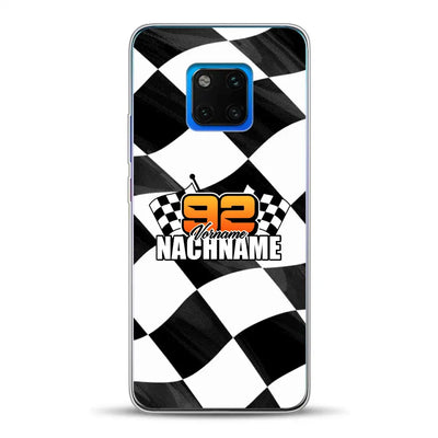 Checkered #1 - Custodia per cellulare personalizzata per Huawei