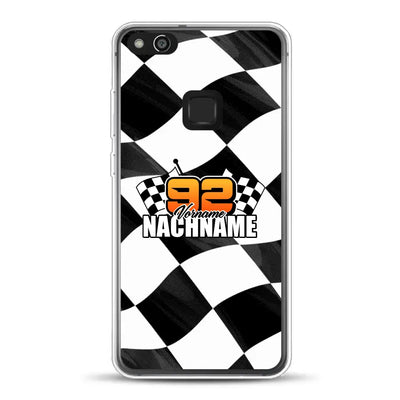 Checkered #1 - Custodia per cellulare personalizzata per Huawei