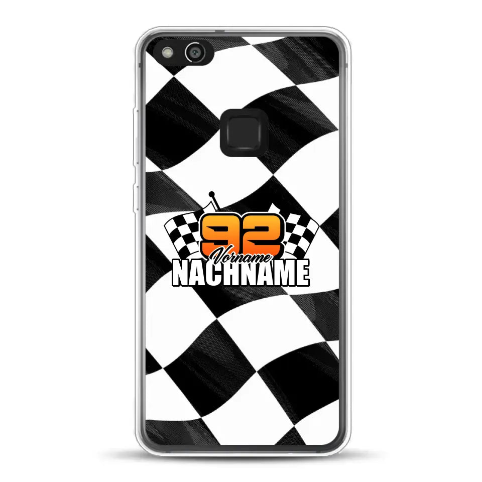 Checkered #1 - Custodia per cellulare personalizzata per Huawei