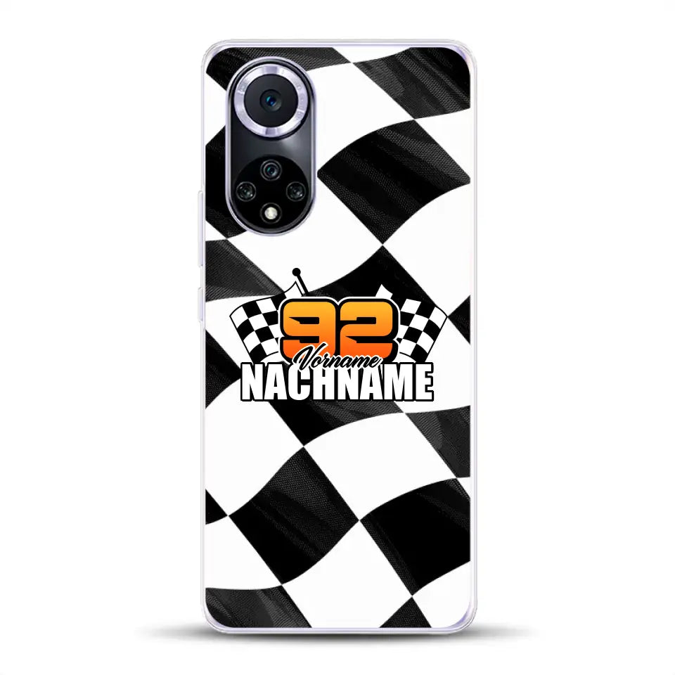 Checkered #1 - Custodia per cellulare personalizzata per Huawei
