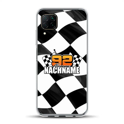 Checkered #1 - Custodia per cellulare personalizzata per Huawei