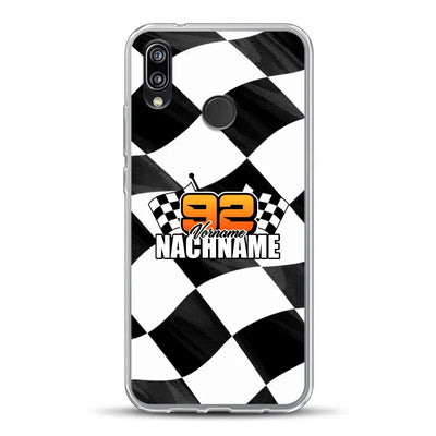 Checkered #1 - Custodia per cellulare personalizzata per Huawei