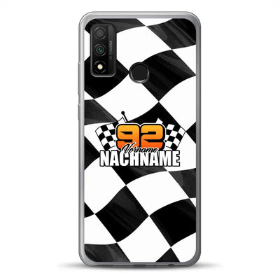 Checkered #1 - Custodia per cellulare personalizzata per Huawei