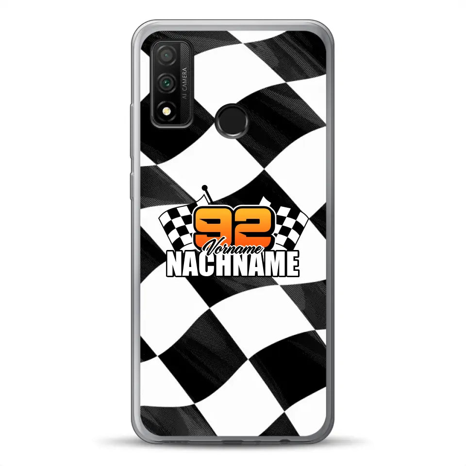 Checkered #1 - Custodia per cellulare personalizzata per Huawei