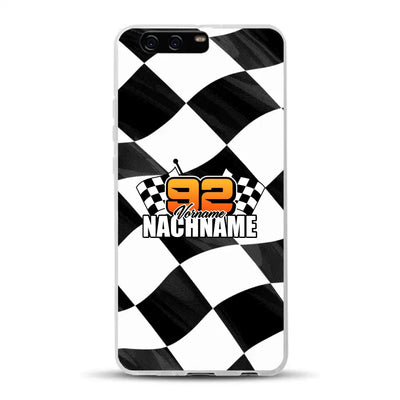 Checkered #1 - Custodia per cellulare personalizzata per Huawei