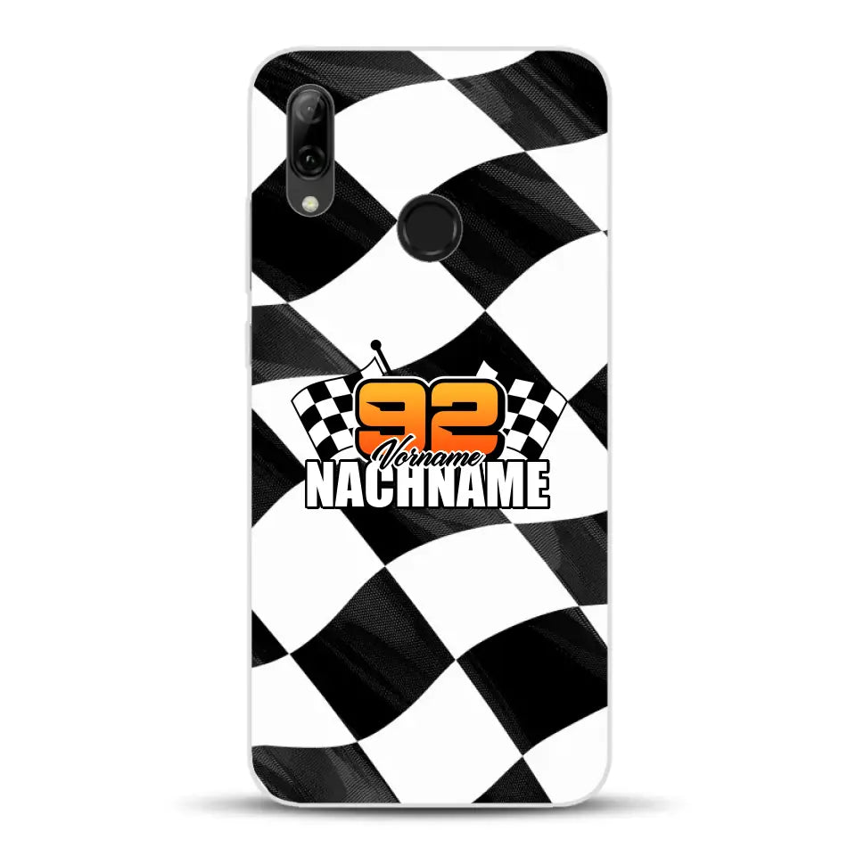 Checkered #1 - Custodia per cellulare personalizzata per Huawei