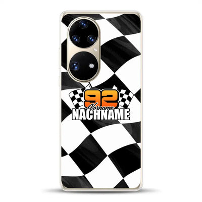 Checkered #1 - Custodia per cellulare personalizzata per Huawei