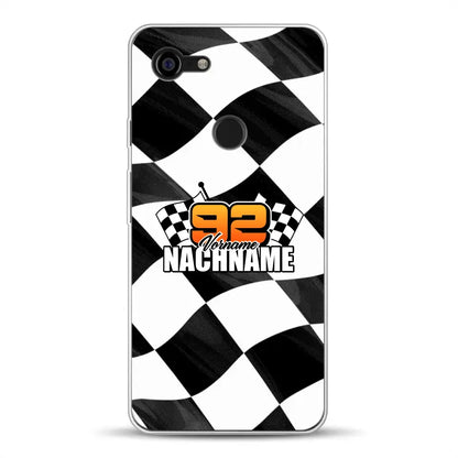 Checkered #1 - Custodia per cellulare personalizzata per Google