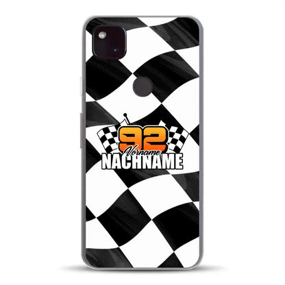 Checkered #1 - Custodia per cellulare personalizzata per Google