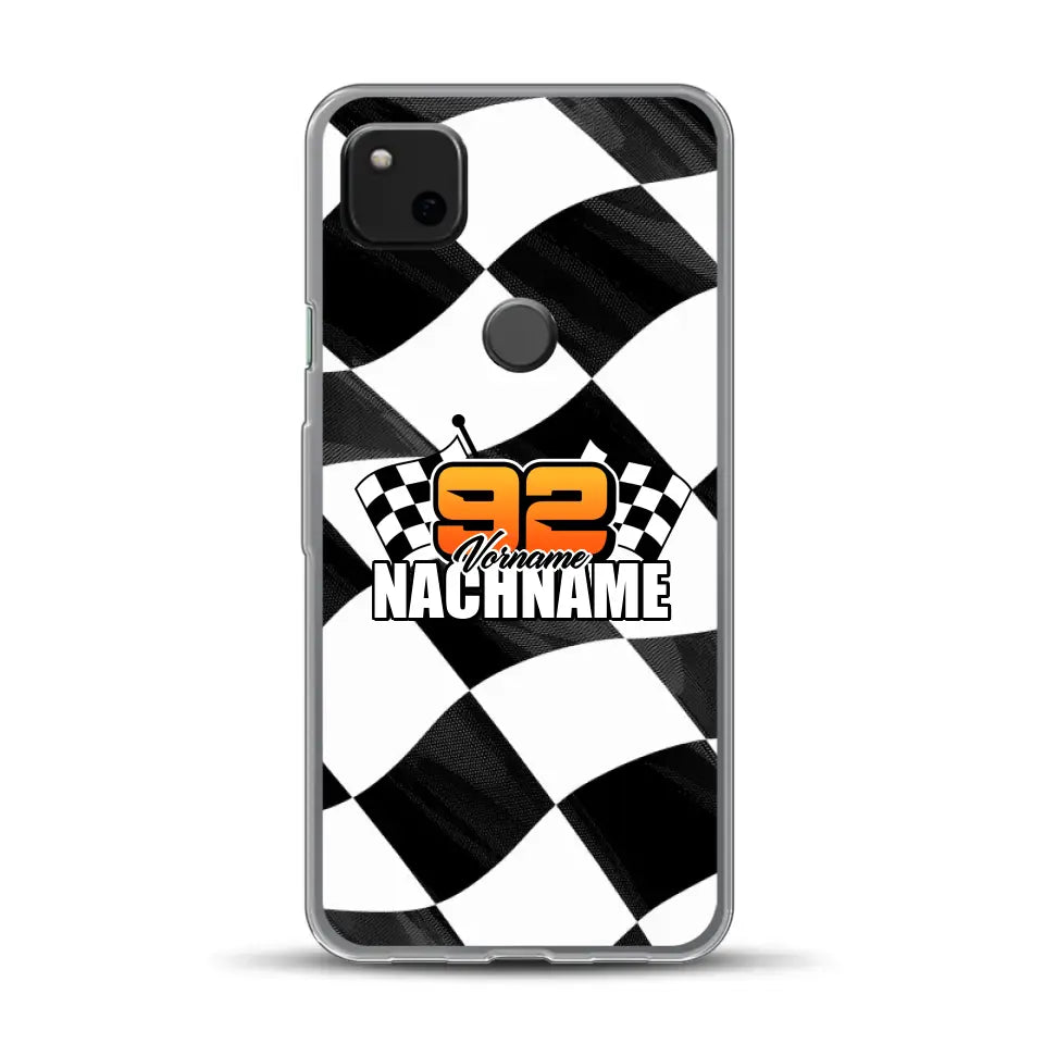 Checkered #1 - Custodia per cellulare personalizzata per Google