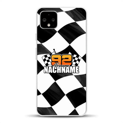 Checkered #1 - Custodia per cellulare personalizzata per Google